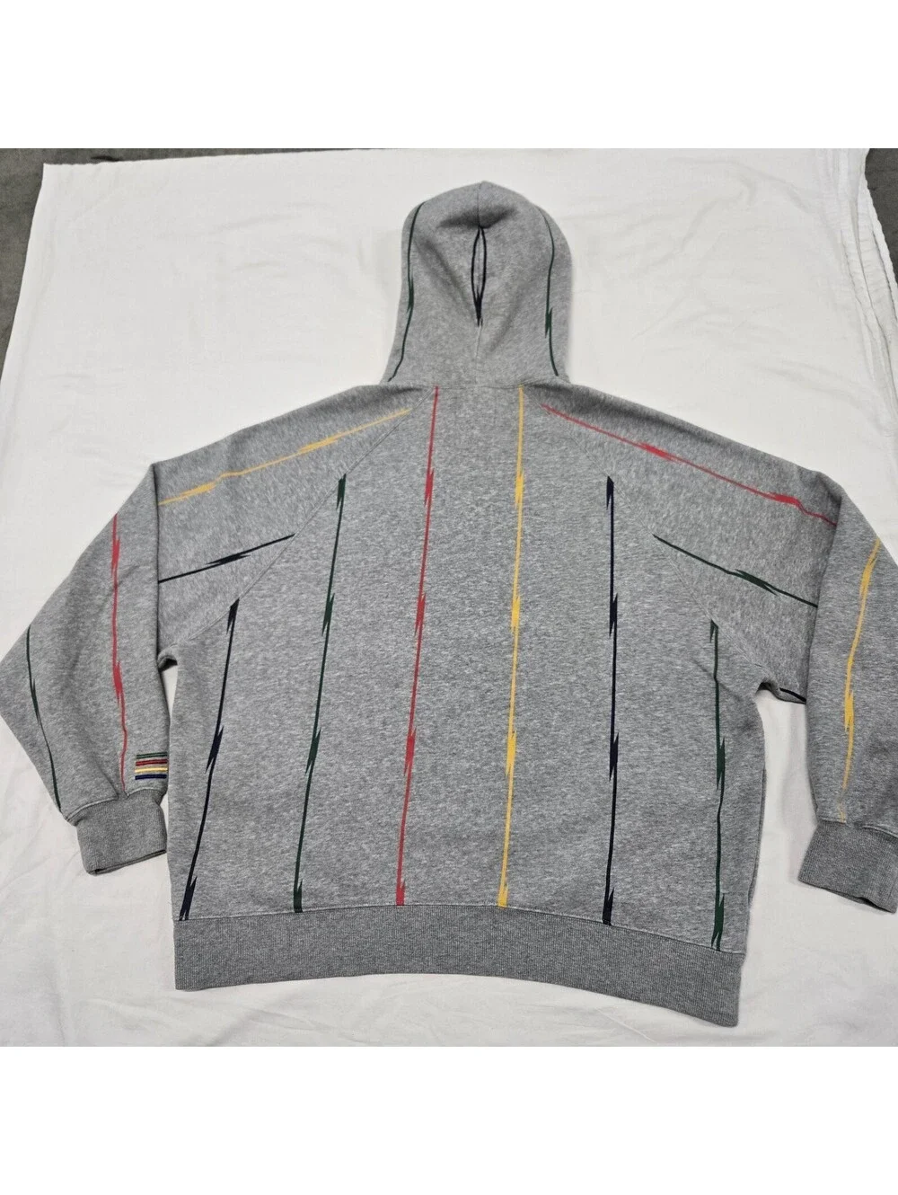 EUC Size MEDIUM The Bay x Toronto Raptors Sweatsuit Hoodie Joggers Set Striped